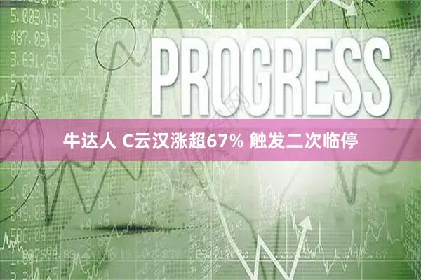 牛达人 C云汉涨超67% 触发二次临停