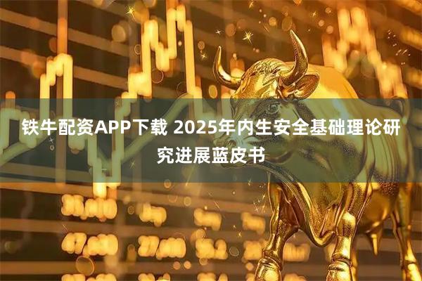 铁牛配资APP下载 2025年内生安全基础理论研究进展蓝皮书